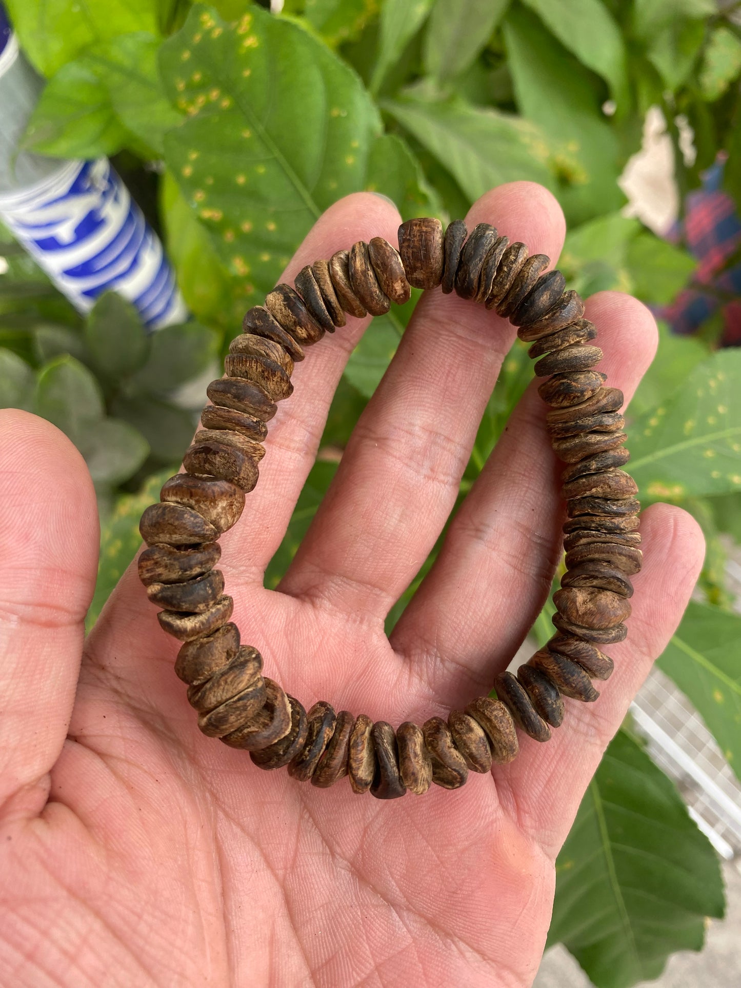Indonesia Agarwood Bracelet , Mala Bead , 100% All Sinking , High Quality Bracelet Oudh . 15gram