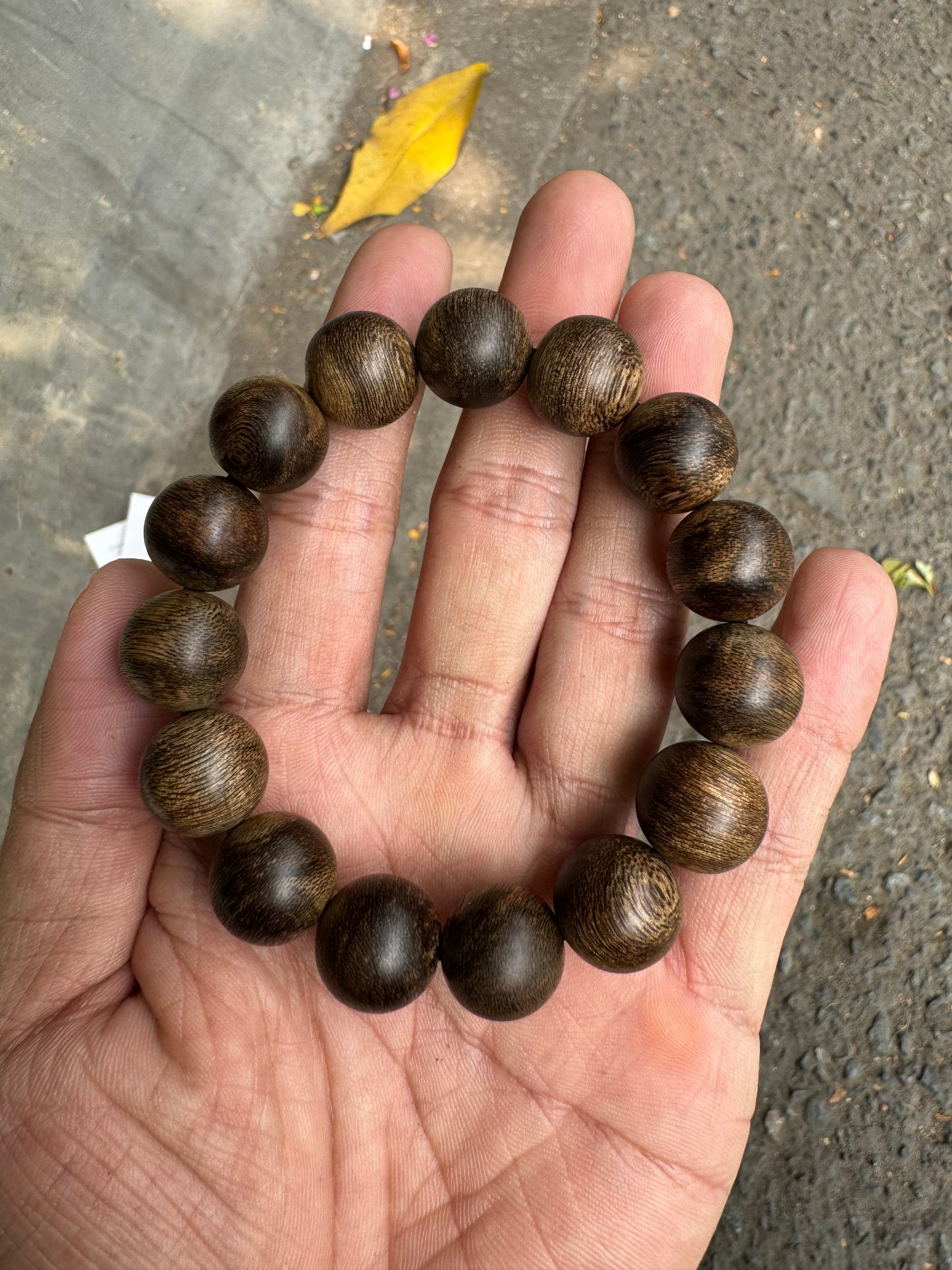 Super King Agarwood Bracelet , original color Agarwood Beads , Wild Agarwood Philipinnse , Black Agarwood Real .