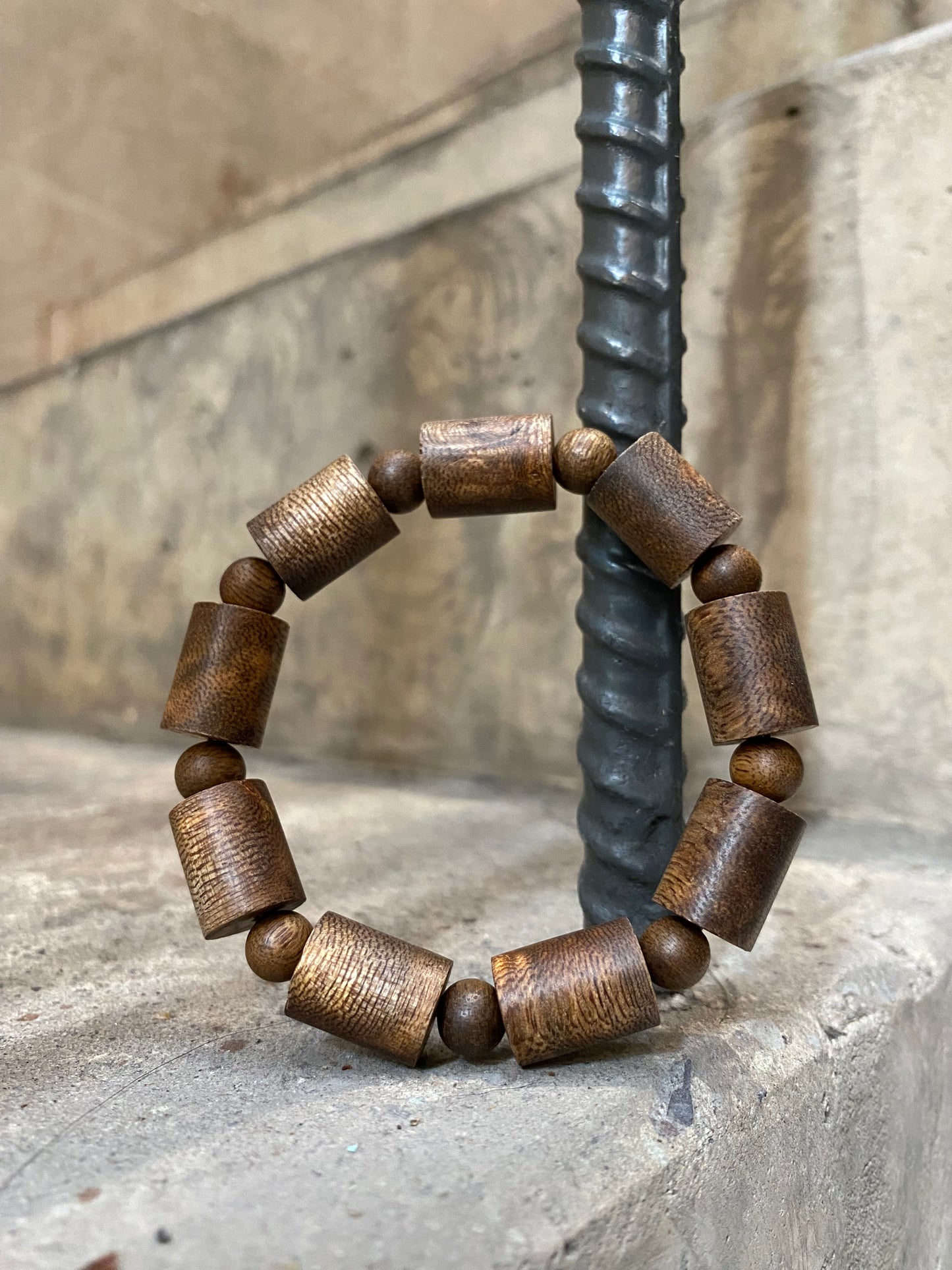 Super Grade Campodia Agarwood Bracelet , cylindrical Style bracelet , Strong Aroma , For Men And Women