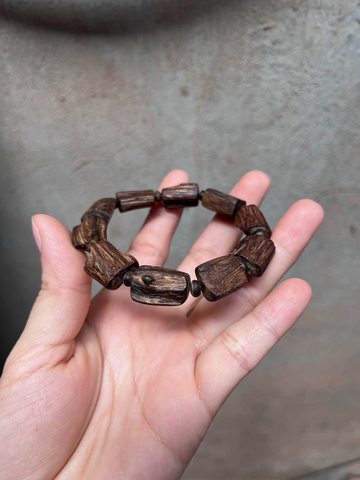 Vietnamese Quang Nam Agarwood Bracelet – 100+ Years Old, Extremely Potent Scent.