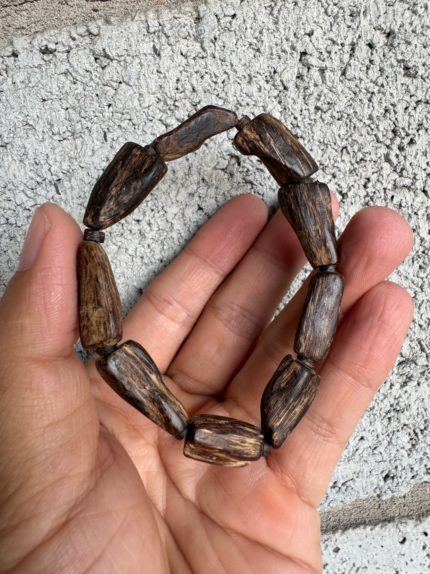 Super King Agarwood Bracelet , All Sinking Agarwood , 100% Natural , Only 2 .