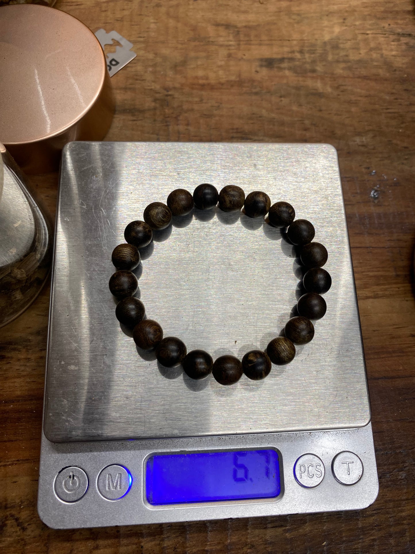 Rare Agarwood Bracelet | 400 Year To 600-Year Forest Near Sinking Grade Beads 8mm & 10mm - Strong Aroma