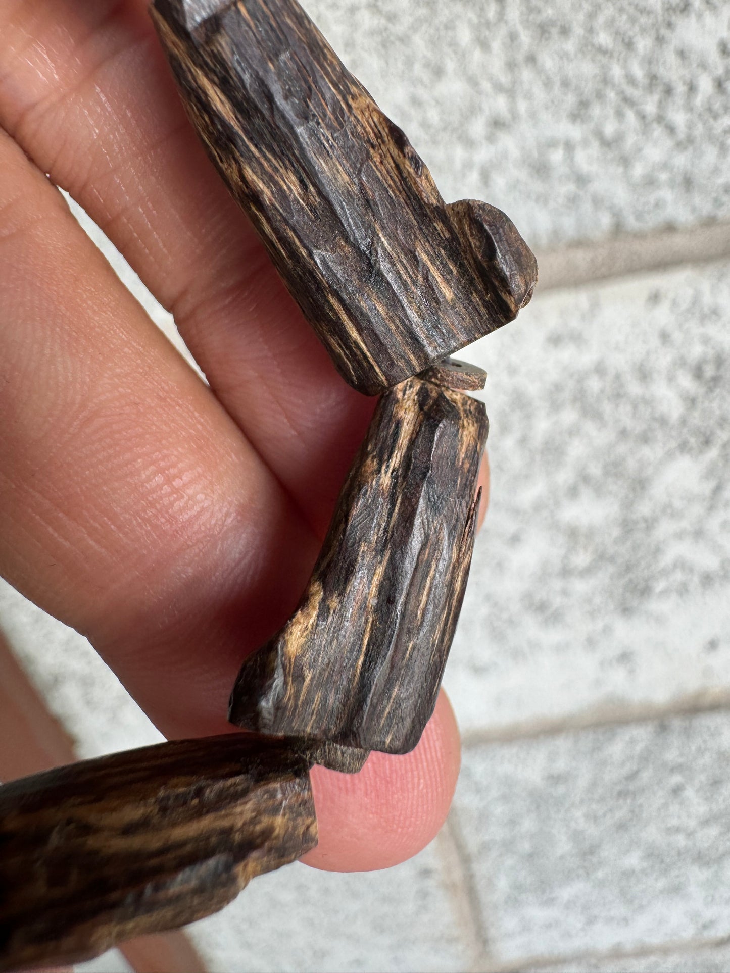 Wild Agarwood Sinking Bracelet , Agarwood Vietnamese Super King Grade , 1000 years of sedimentation