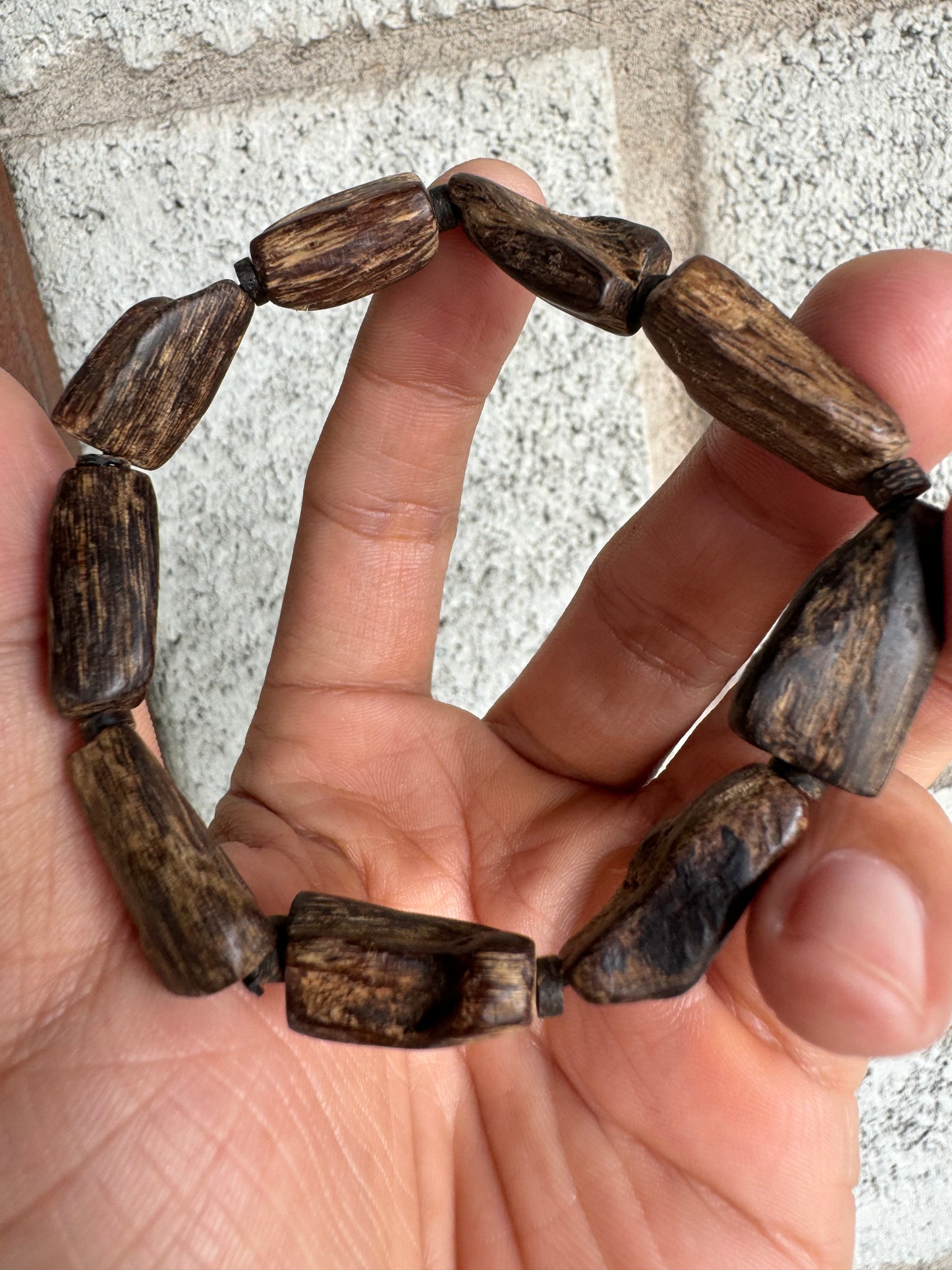 Super King Agarwood Bracelet , All Sinking Agarwood , 100% Natural , Only 2 .