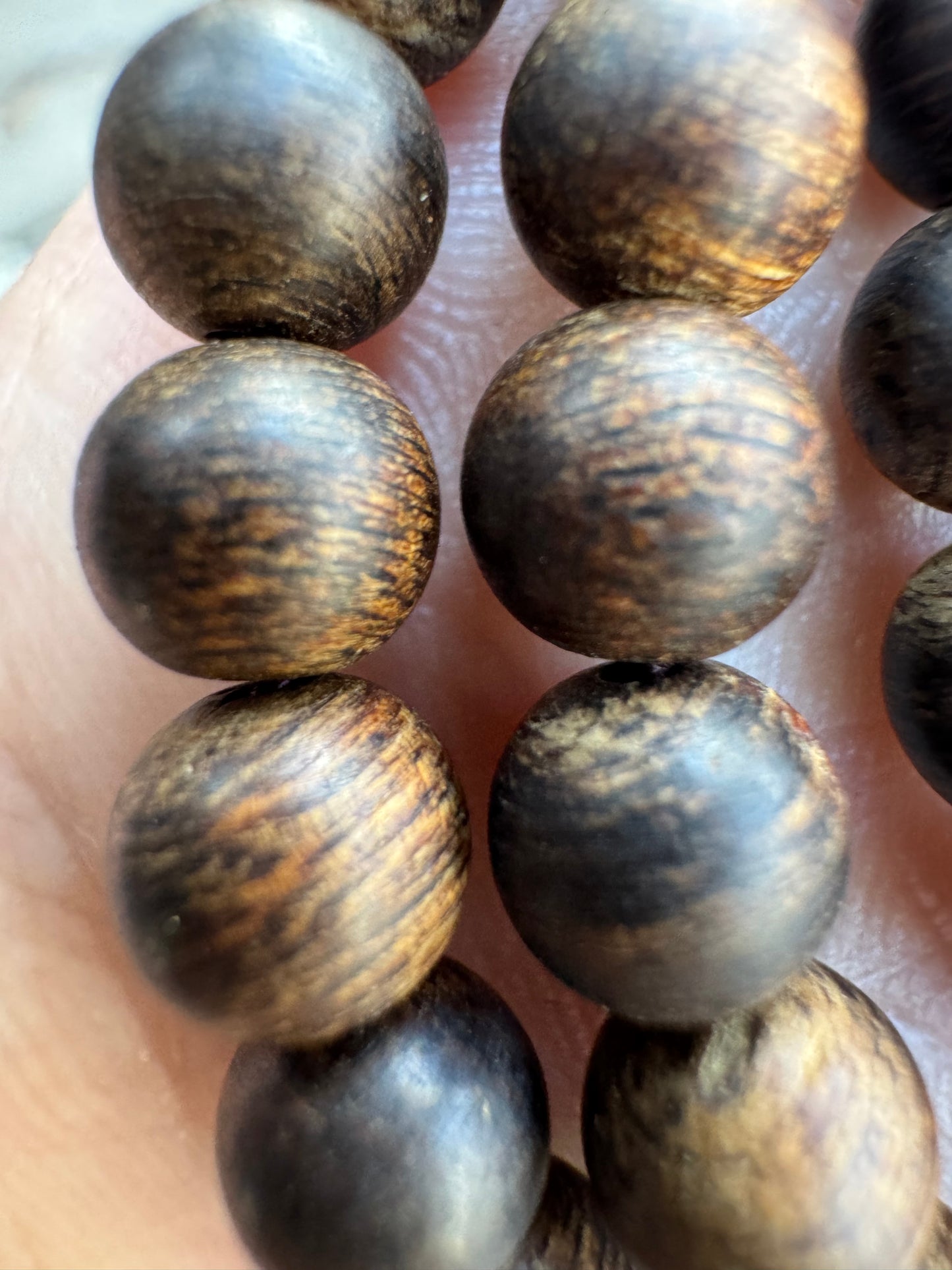 Wild Agarwood 108 Beads Sinking , All Beads Sinking,Size Beads, 6mmSuper King Agarwood,Very Rare,