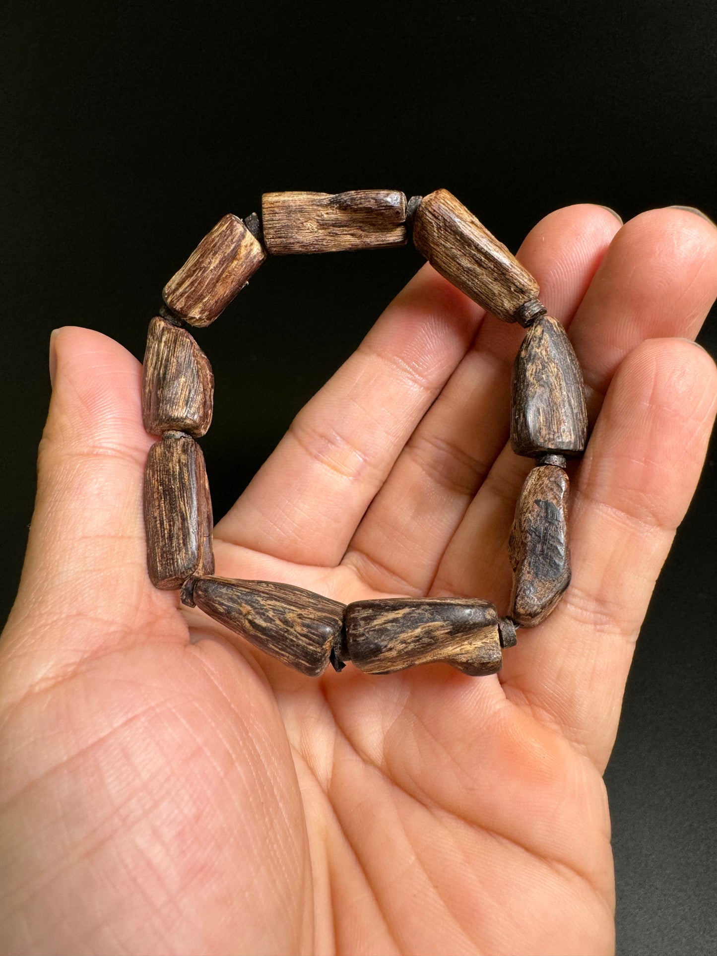 Super King Agarwood Bracelet , All Sinking Agarwood , 100% Natural , Only 2 .