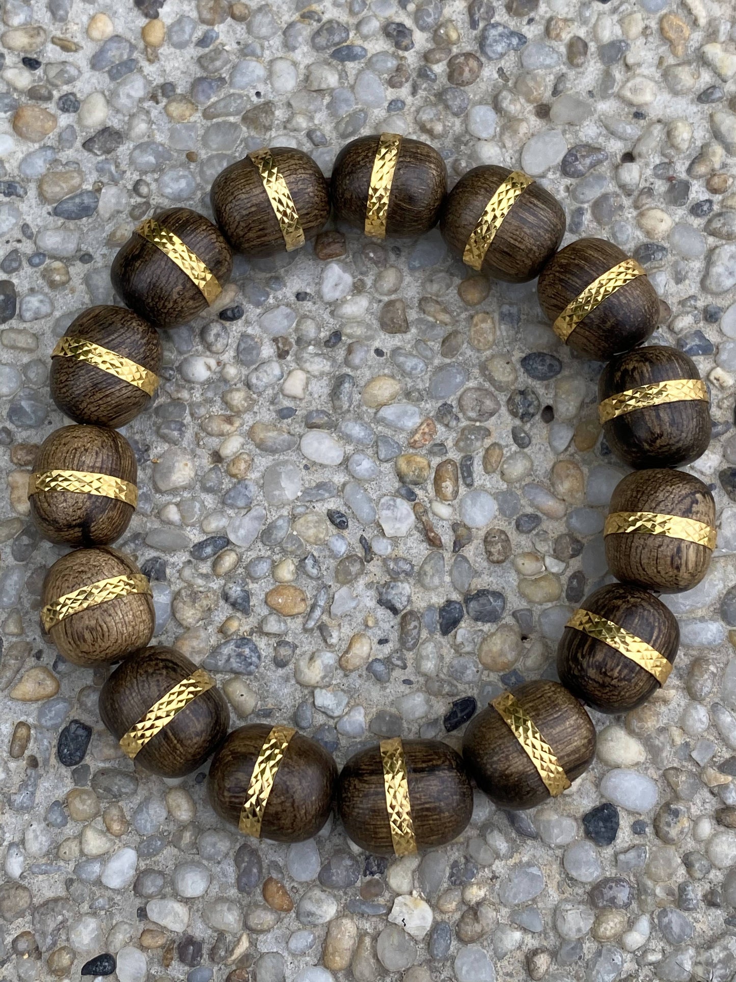 Agarwood Bracelet Wrapped Gold 18k- Real Gold, Super Grade Agarwood,  jewelry bracelet , Bangles luxyry,Have Certificate Real Gold