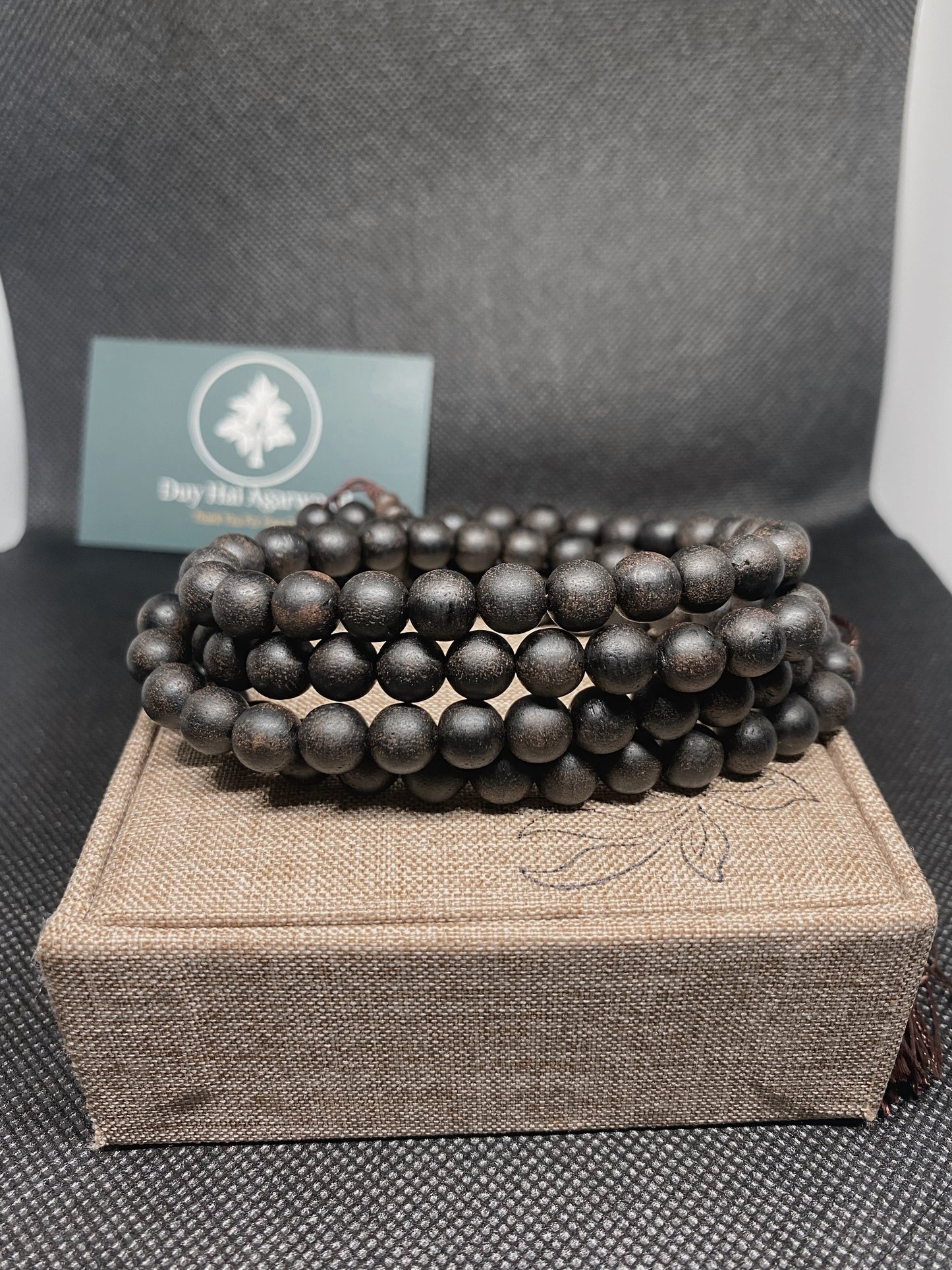 Vietnamese Agarwood 108 Beads,108 Beads Sinking, Strong Aroma,Prayer Buddha, 108 Mala Beads