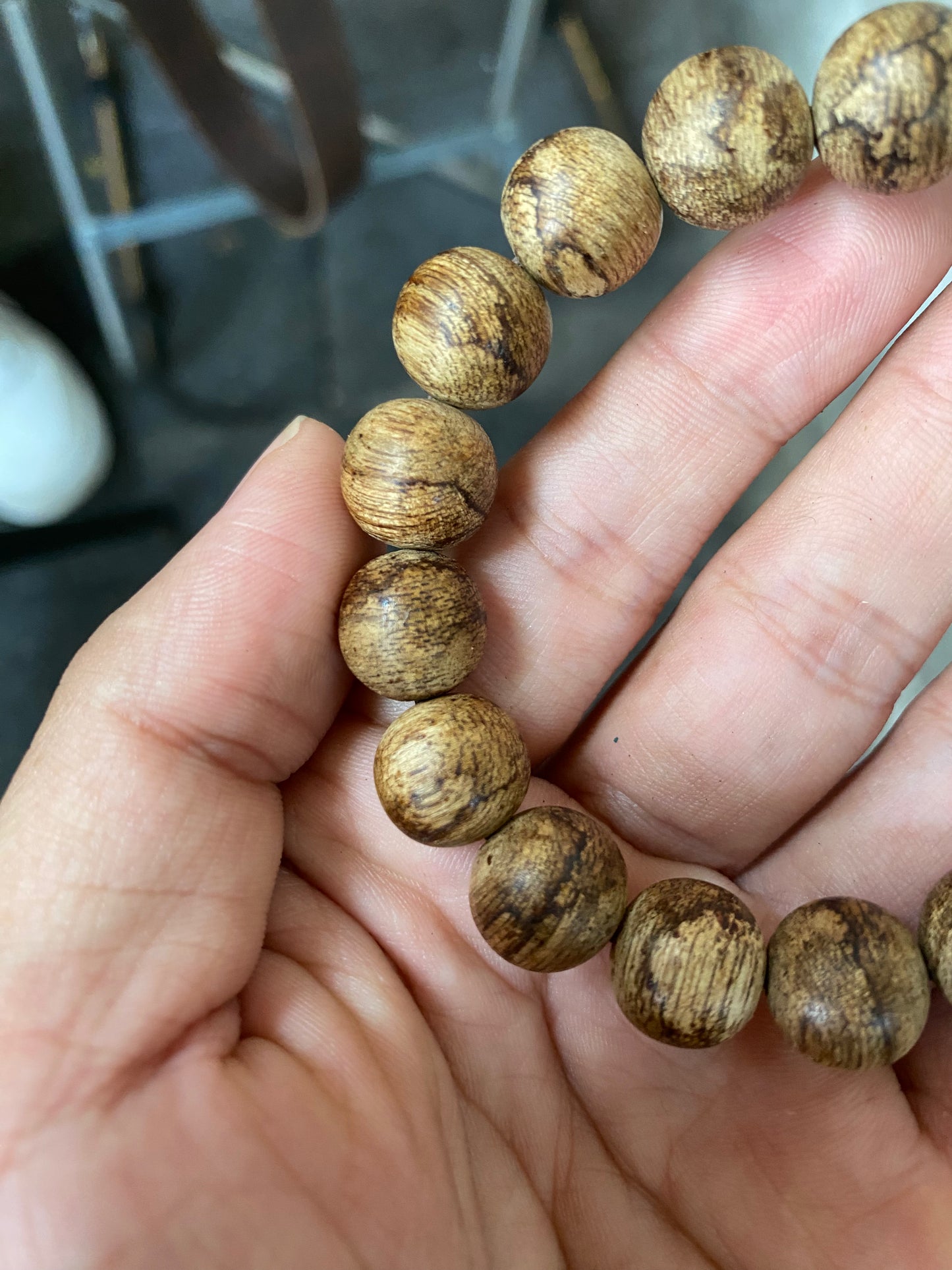 Kalimantan Agarwood Bracelet, Kalimantan Island Agarwood,Super Grade,Special Wood Grain,Sweet Scent