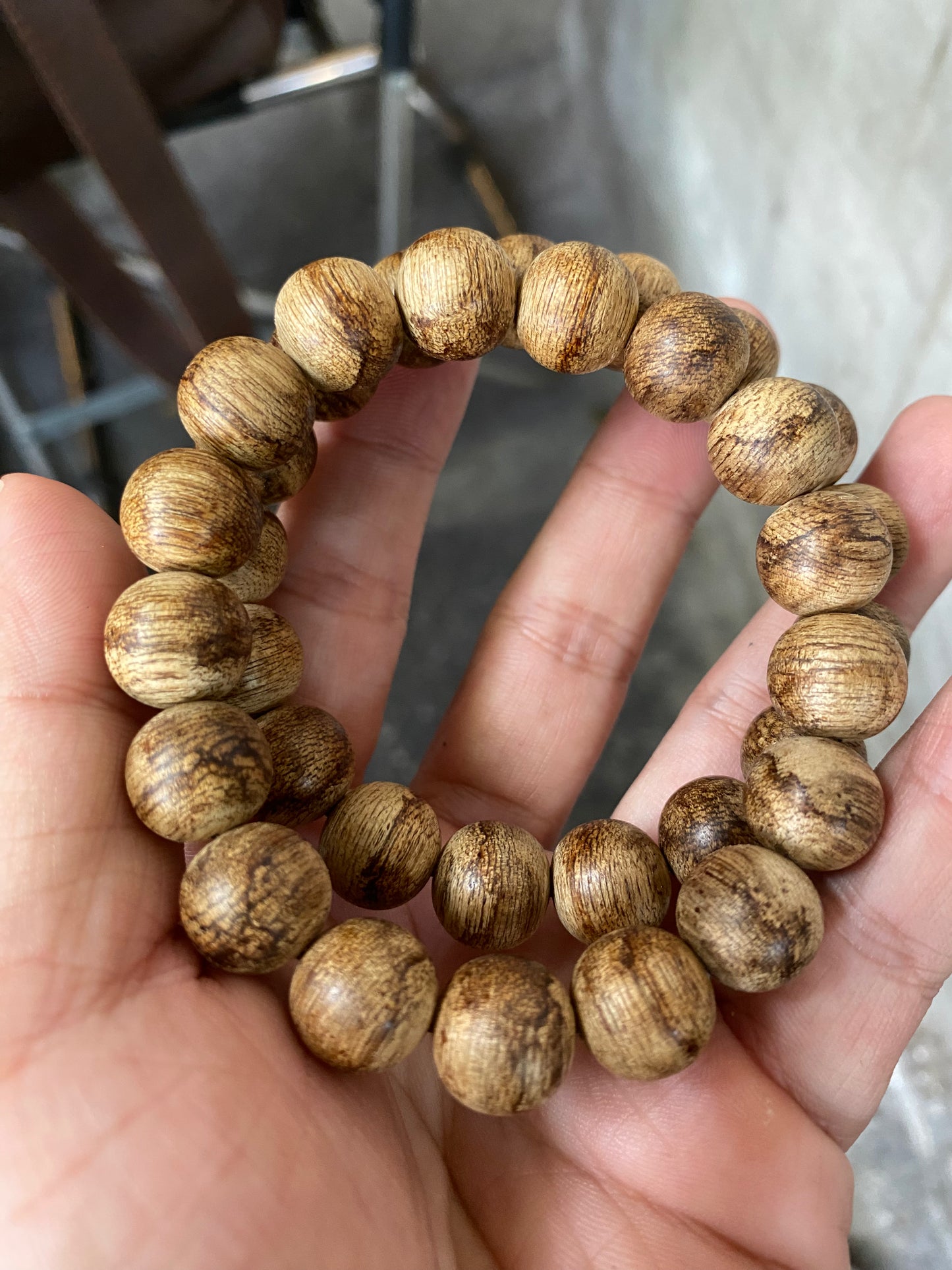 Kalimantan Agarwood Bracelet, Kalimantan Island Agarwood,Super Grade,Special Wood Grain,Sweet Scent