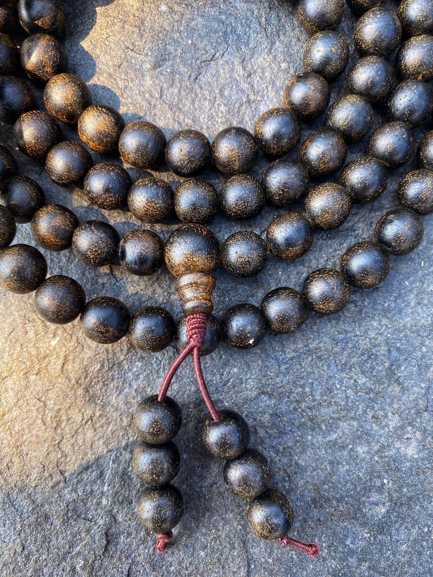 Vietnamese Agarwood 108 Beads,108 Beads Sinking, Strong Aroma,Prayer Buddha, 108 Mala Beads