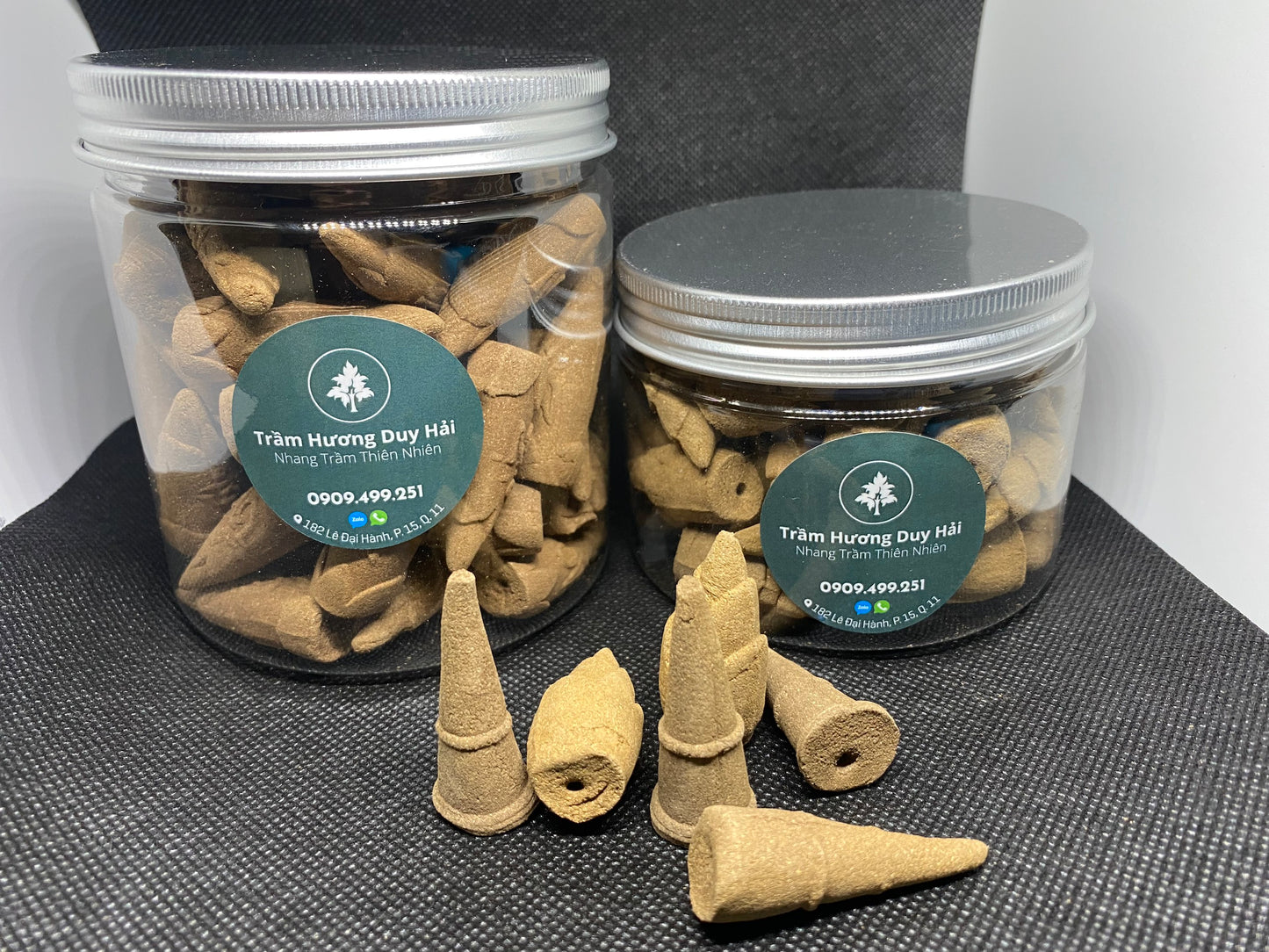 Natural Vietnamese Agarwood Incense, Grade AAA , 50 Cone In Box