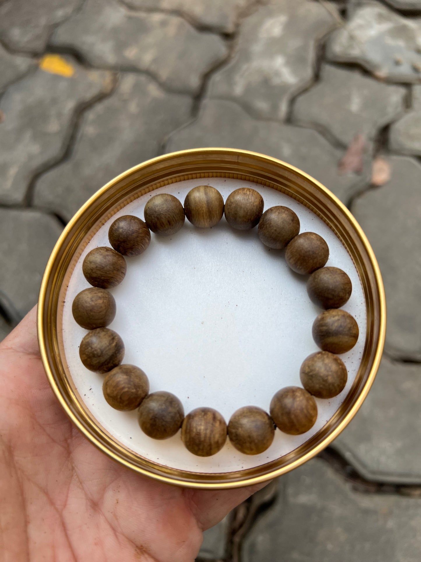 Nha Trang Wild Agarwood Bracelet All Sinking , Vietnamese Agarwood Very Rare . Only 1 .