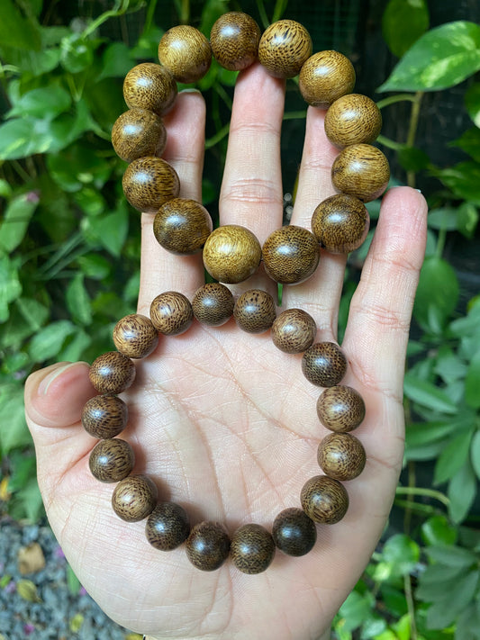 Vietnamese Agarwood Bracelet Beads ,Grade AA ,Natural Agarwood Beads , For Men And Women