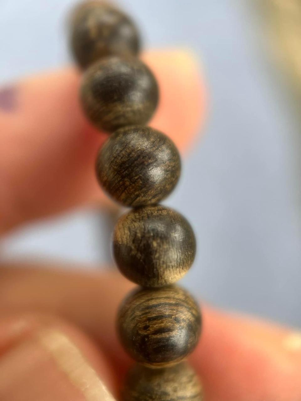 Wild Agarwood Bracelet Sinking , Size 6mm,Very Rare