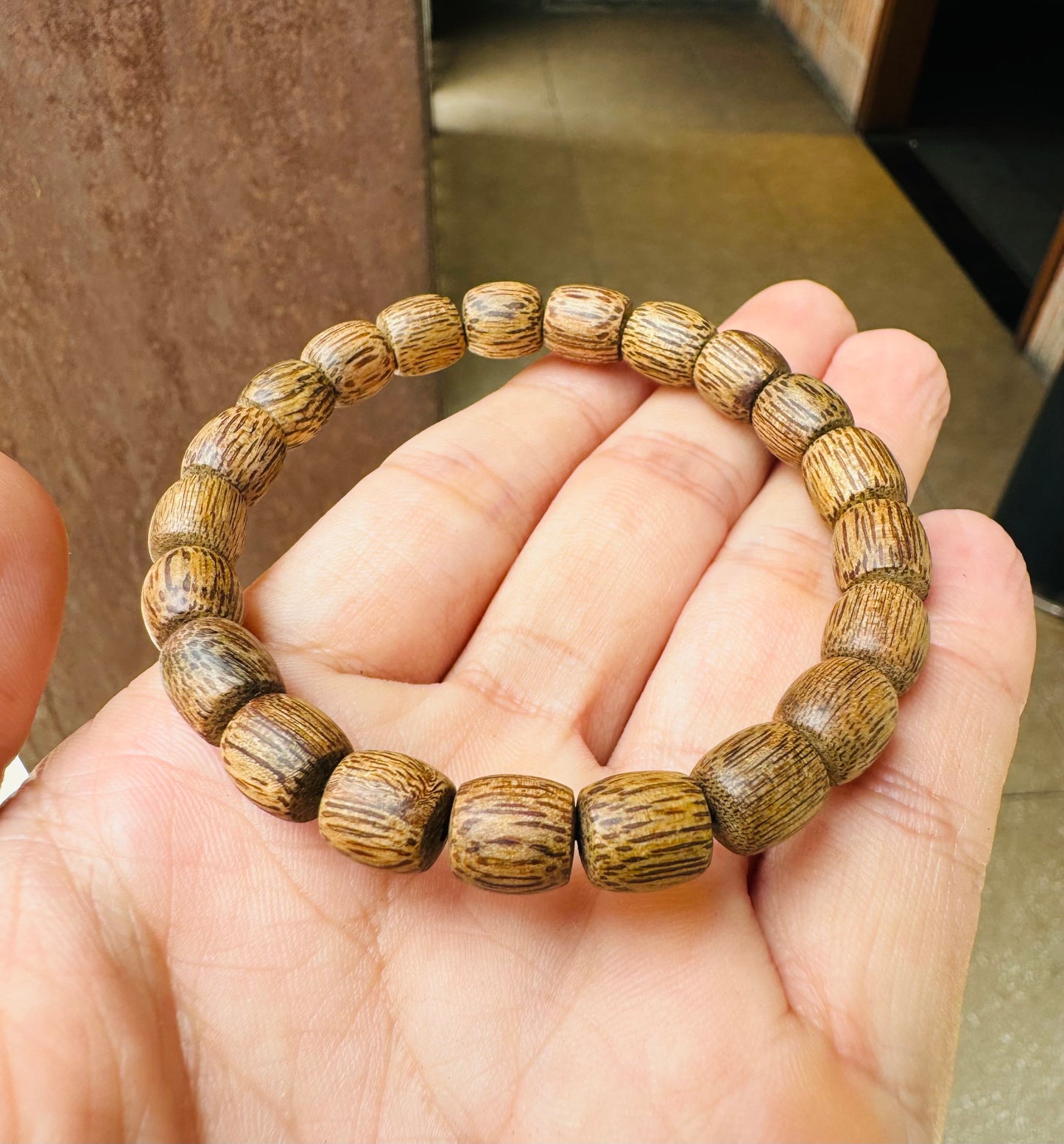 Campodia Agarwood Bracelet,Size 8mm,Campodia Pursat Agarwood, Strong Aroma.