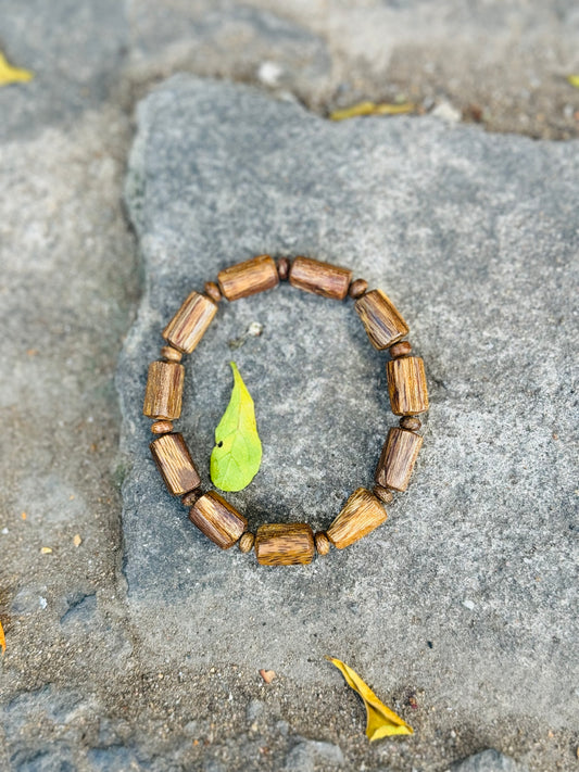 Wild Vietnam Agarwood bracelet, cylindrical bracelet, Sweet scent and feng shui