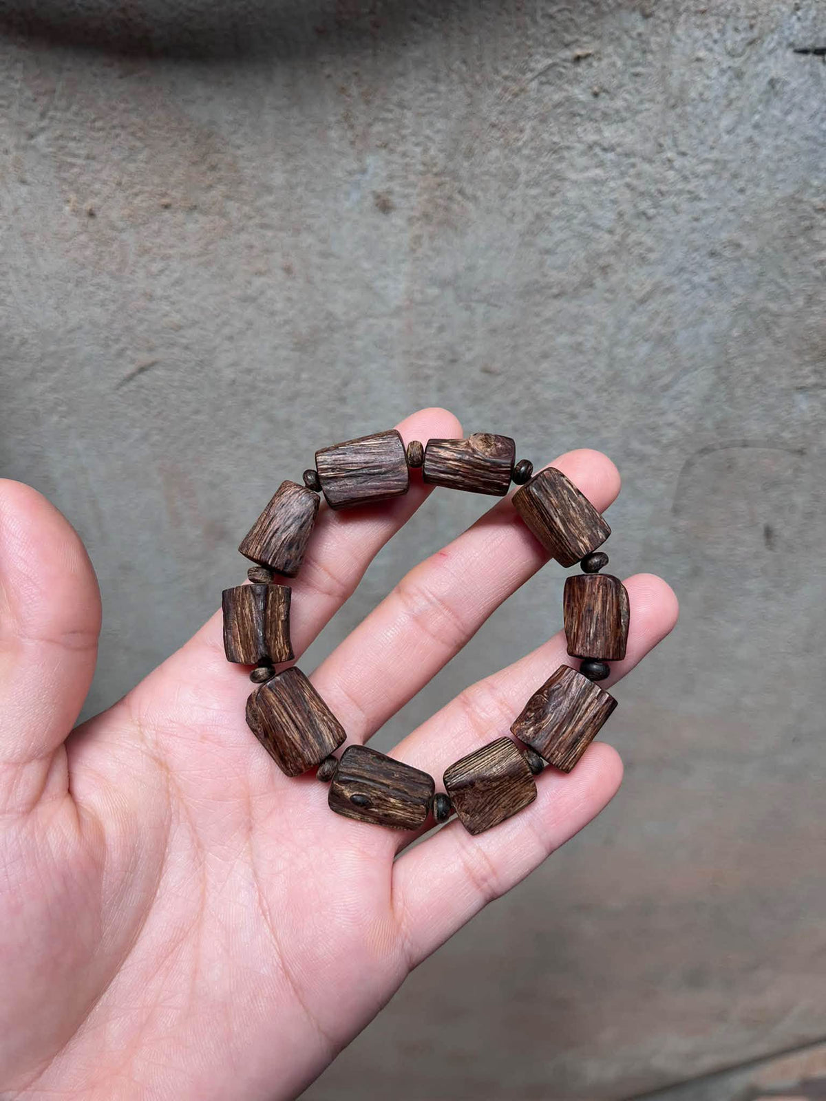 Vietnamese Quang Nam Agarwood Bracelet – 100+ Years Old, Extremely Potent Scent.