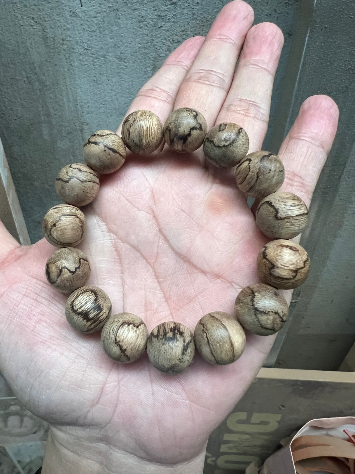 Natural Wild Lao Nakai Agarwood Bracelet , Strong Aroma
