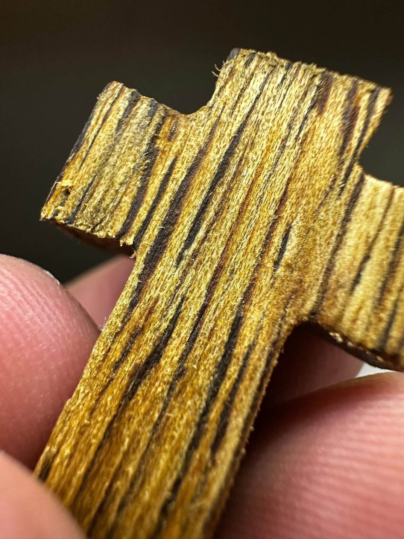 Handmade Agarwood Bracelet with Cross Charm – Natural Oud Gift for Christmas & Good Luck