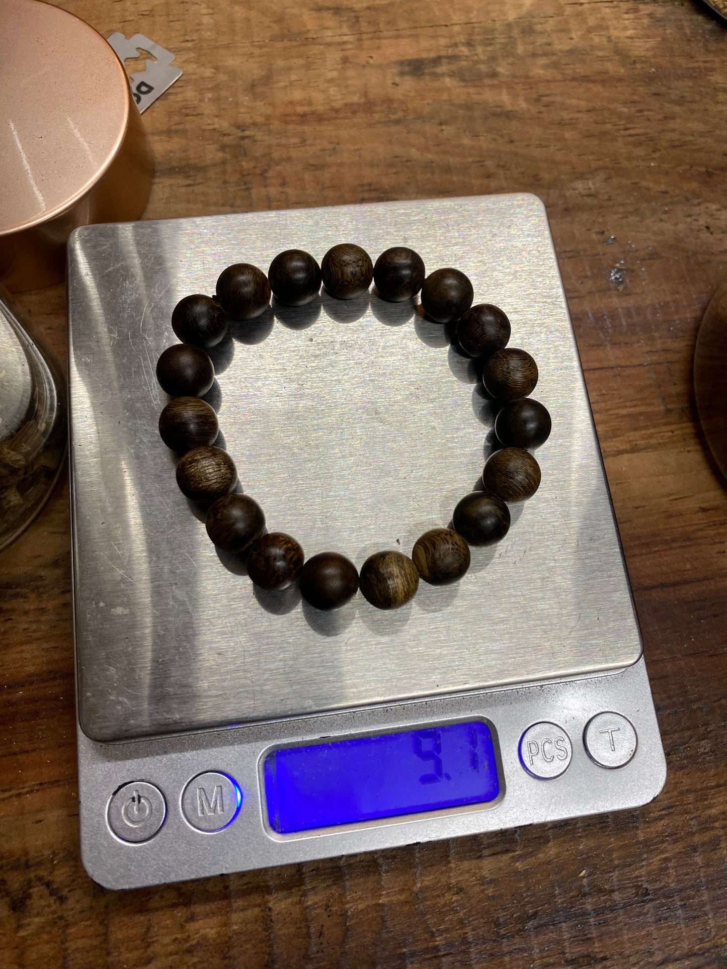 Rare Agarwood Bracelet | 400 Year To 600-Year Forest Near Sinking Grade Beads 8mm & 10mm - Strong Aroma