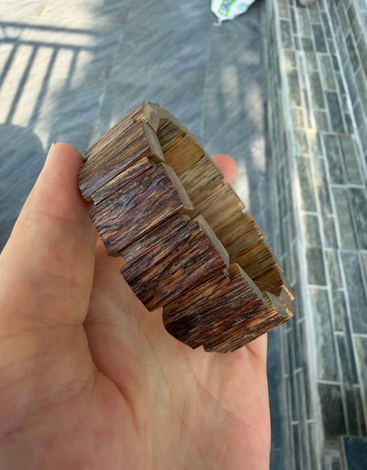 Super Grade Agarwood Bracelet - Vietnamese Agarwood - For Men - Big Bead