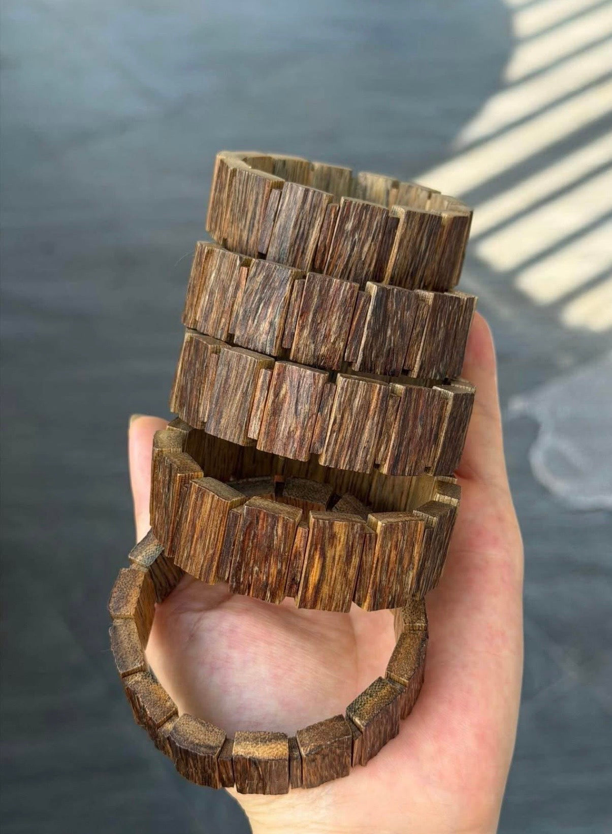 Super Grade Agarwood Bracelet - Vietnamese Agarwood - For Men - Big Bead
