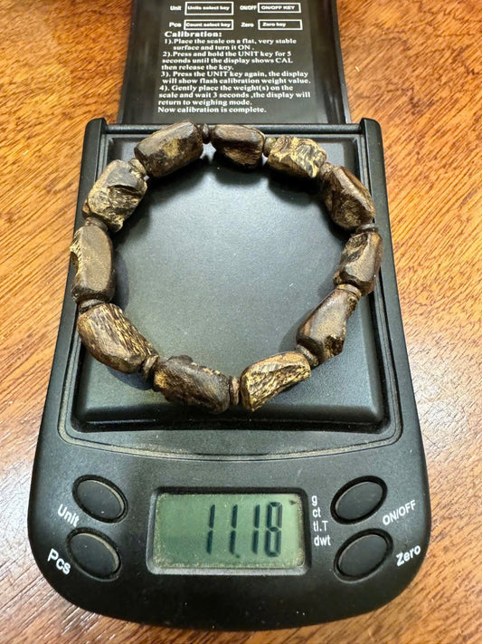 Super Rare Nha Trang Agarwood Bracelet, only 4 bracelets of agarwood, 1000 year old sediment, agarwood essence, Agarwood From Khanh Hoa