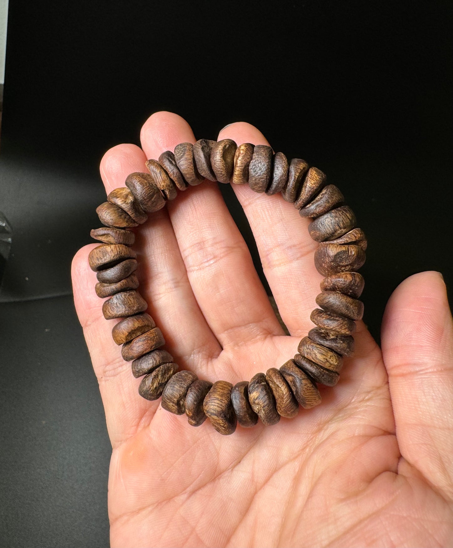 Super Grade Agarwood Bracelet , From Nha Trang Agarwood , Very Rare , Only 1, Strong Aroma, Very Oil