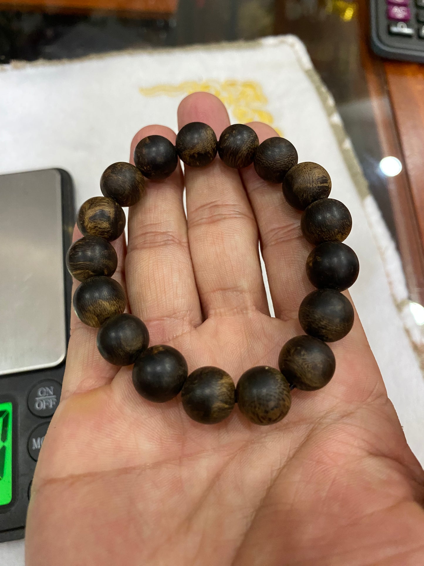 Super rare Agarwood Bracelet sinking, super luxurious Philippinese, Only 1 Size 12mm