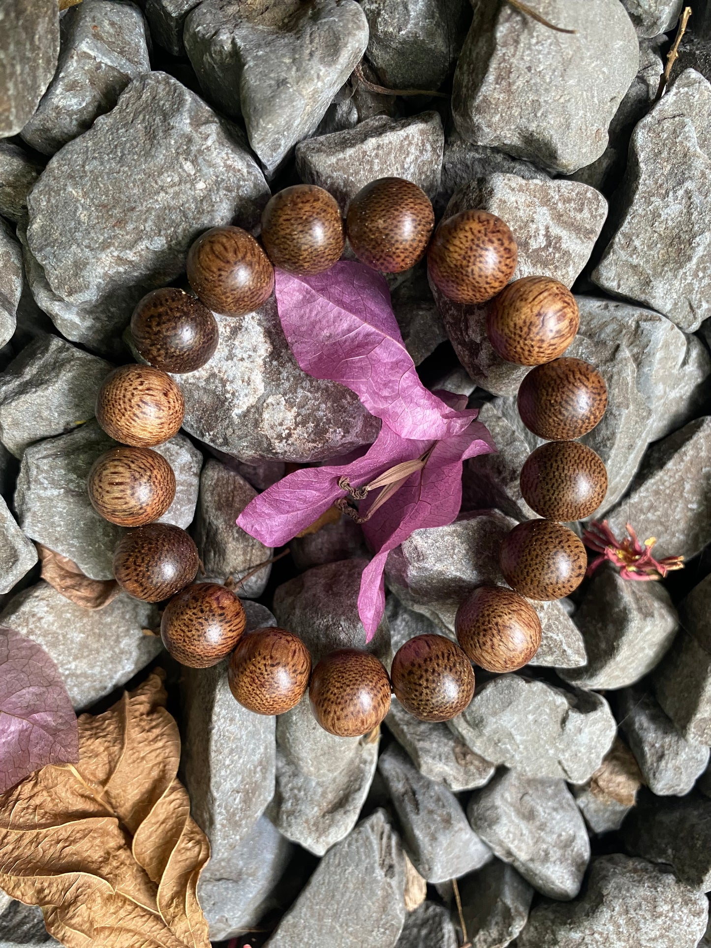 Vietnamese Agarwood Bracelet Beads ,Grade AA ,Natural Agarwood Beads , For Men And Women