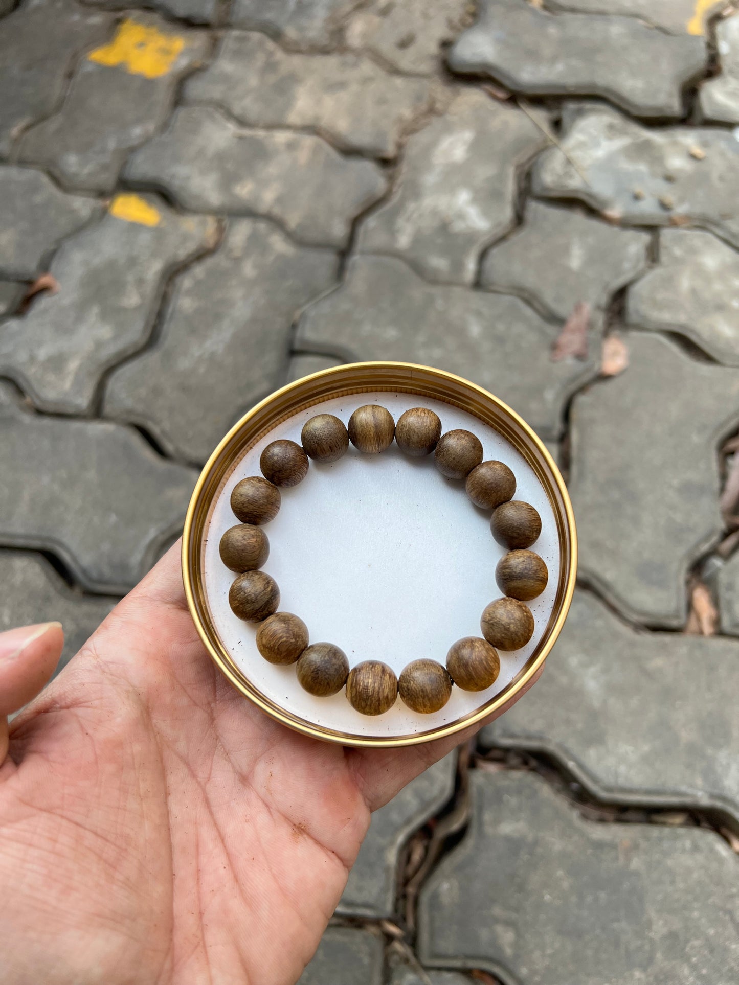 Nha Trang Wild Agarwood Bracelet All Sinking , Vietnamese Agarwood Very Rare . Only 1 .
