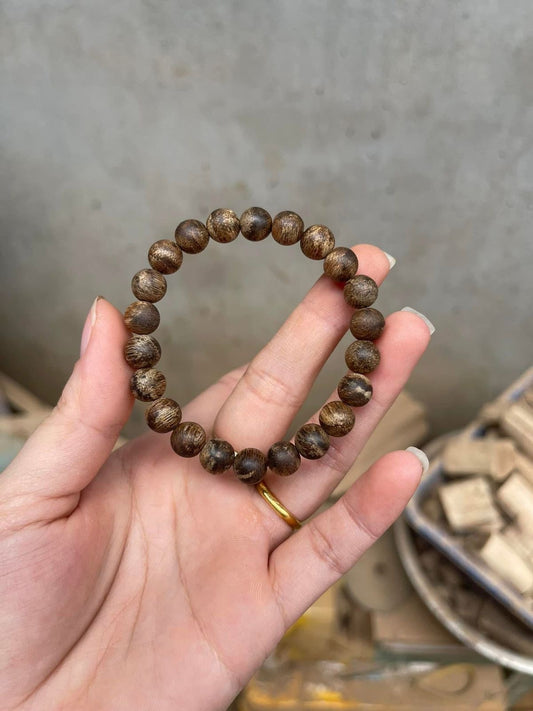 Agarwood bracelet custom 32bead 6mm and 1 bead 10mm
