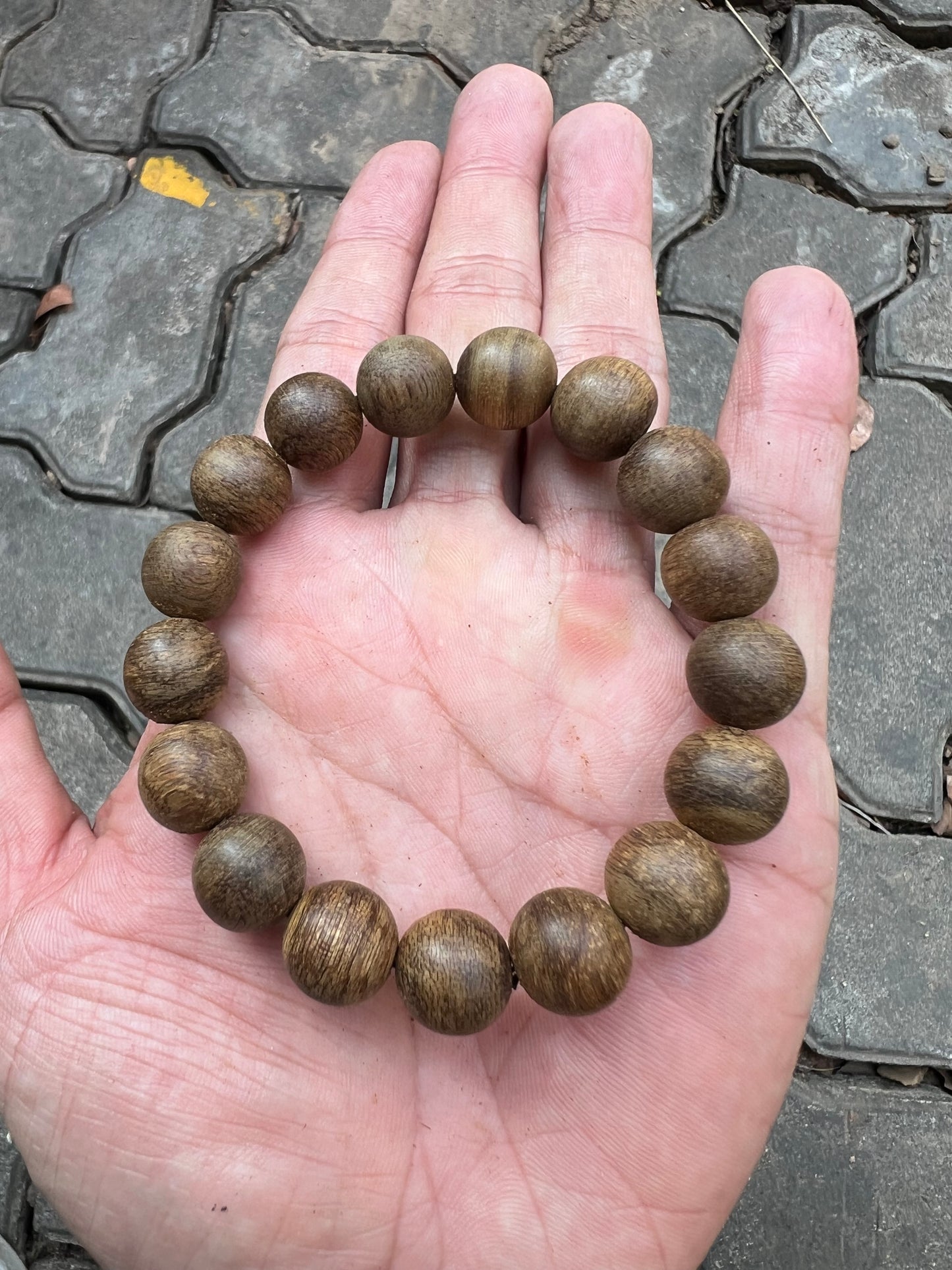 Nha Trang Wild Agarwood Bracelet All Sinking , Vietnamese Agarwood Very Rare . Only 1 .
