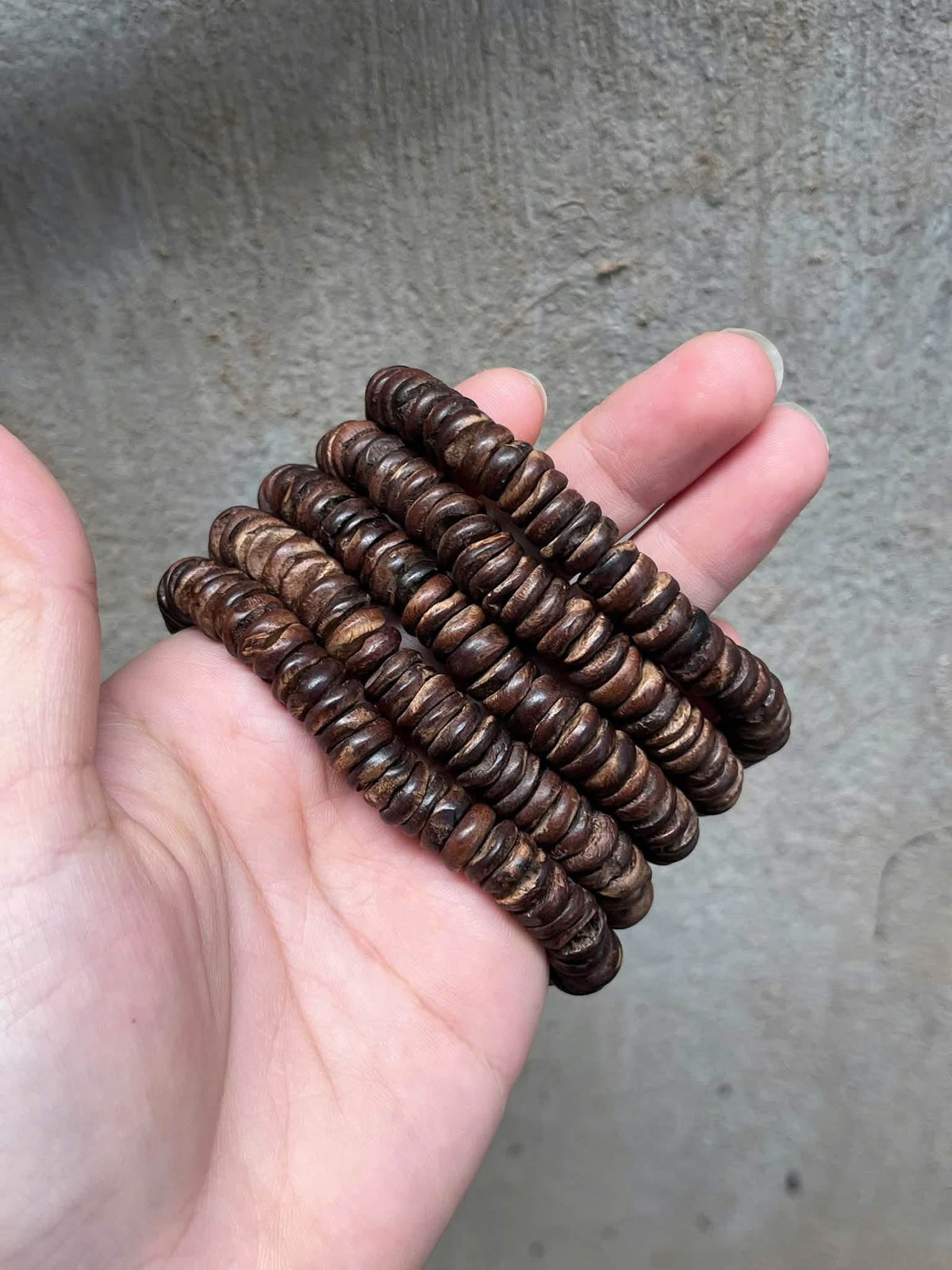 Sinking Agarwood Bracelet From Khanh Hoa - 100% beads sinking + Gift