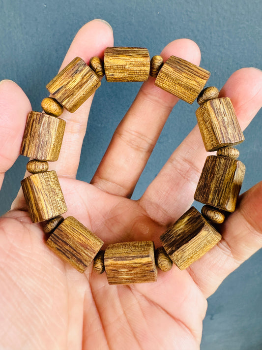 Vietnamesw Agarwood Bracelet , Grade AA , Bangles Agarwood Natural, Bracelet For Men