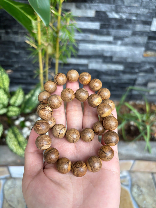 Wild Agarwood Kalimantan 14mm  - 1 Gift 16mm cultivated agarwood For Paul Leong