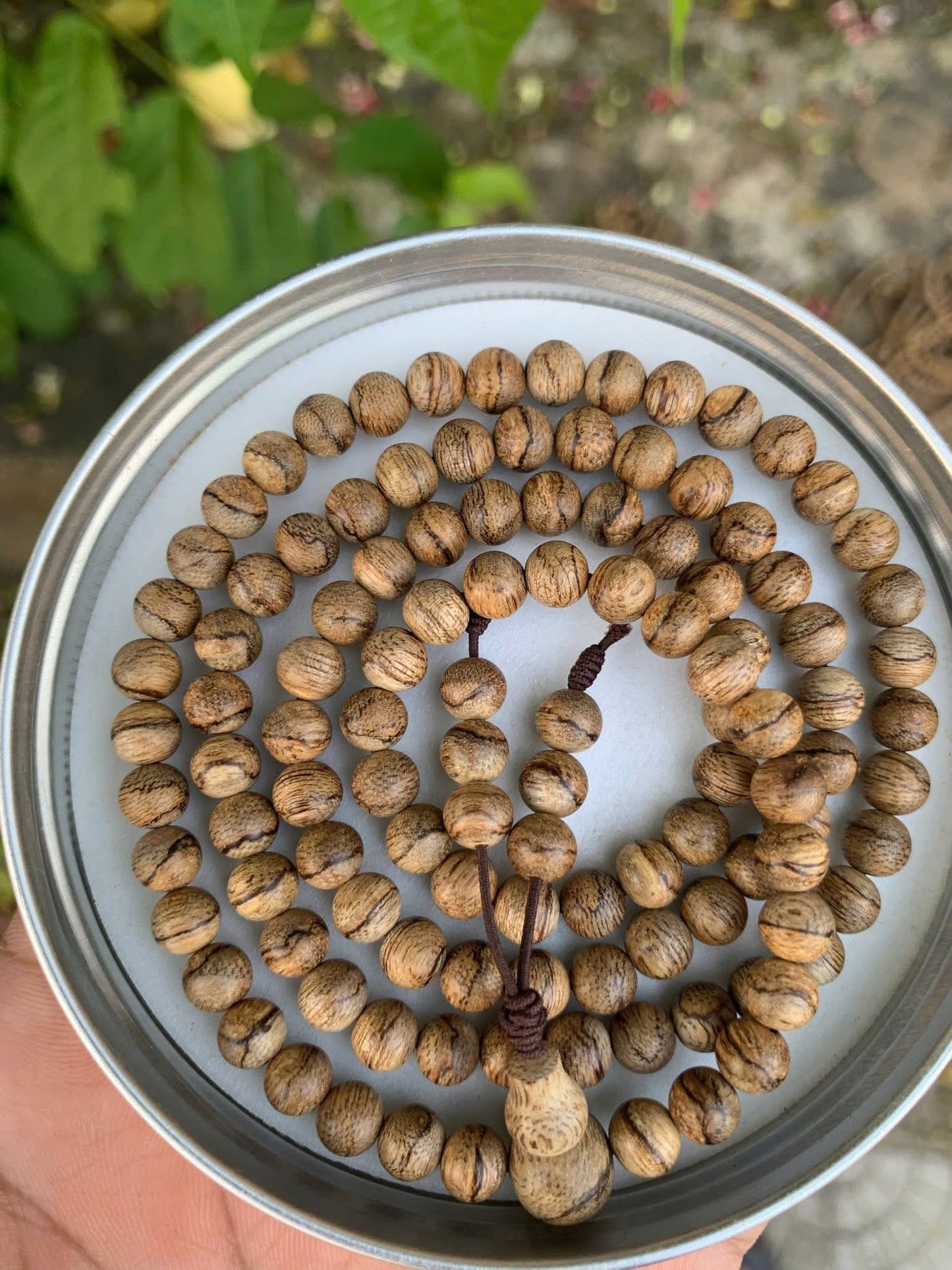 Kalimantan 108 beads necklace, wild Agarwood From Kalimantan island