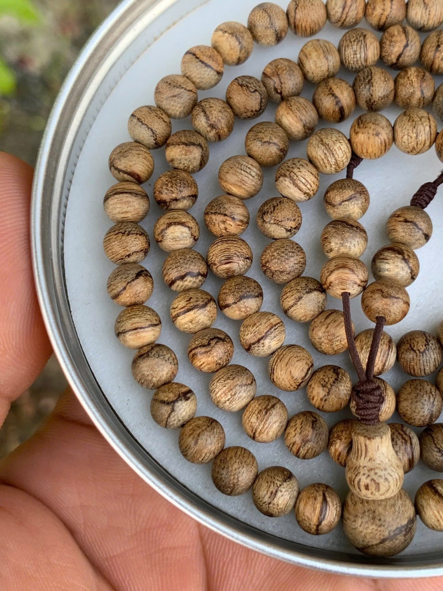 Kalimantan 108 beads necklace, wild Agarwood From Kalimantan island