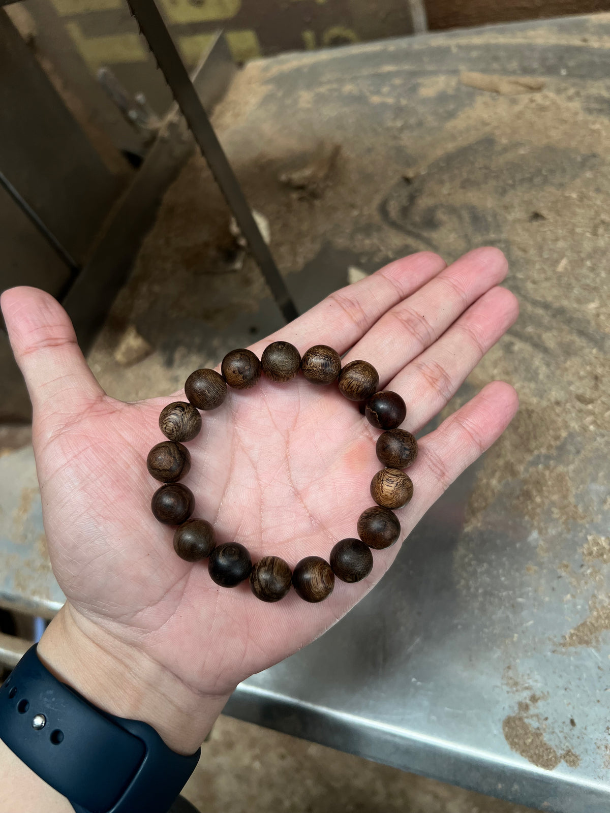 Rare Leyte Philippine Agarwood Bracelet 12mm – 1-of-1 Collector's Edition - Near Sinking
