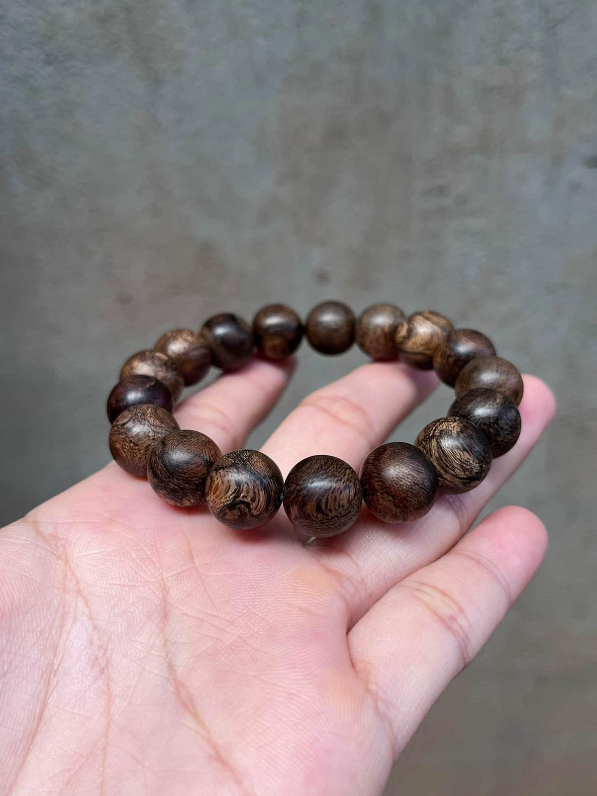 Rare Leyte Philippine Agarwood Bracelet 12mm – 1-of-1 Collector's Edition - Near Sinking