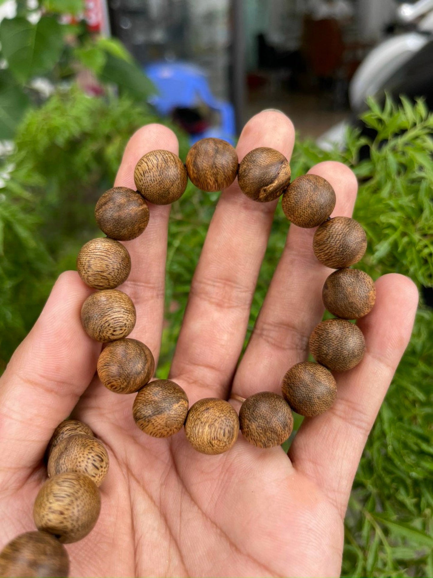 Cambodia Wild Agarwood Bracelet- From Pursat Fores,Super Grade,Real Agarwood Beaded