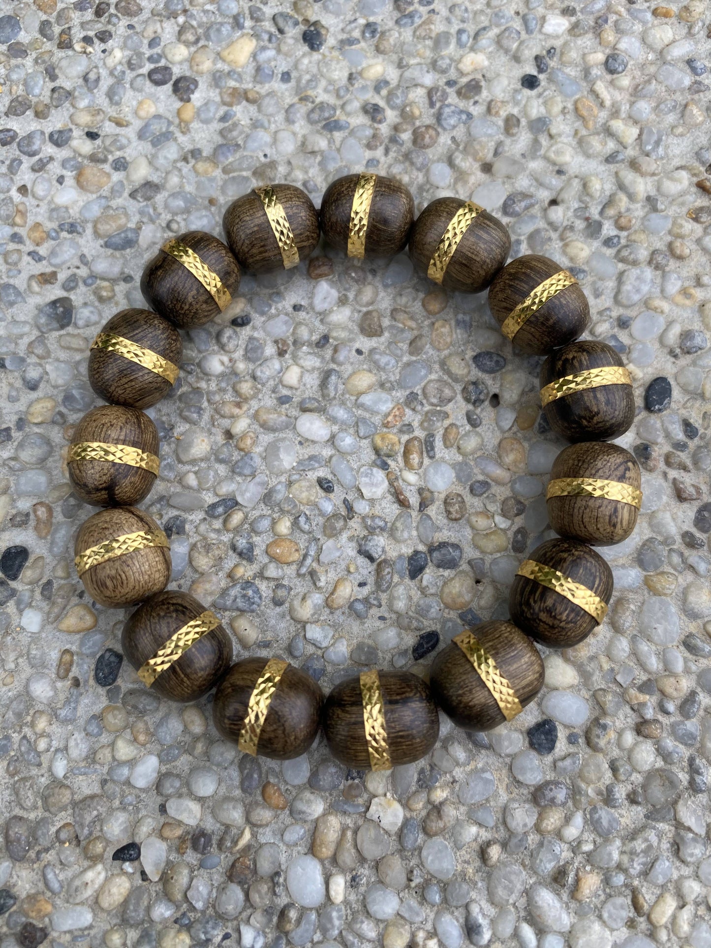 Agarwood Bracelet Wrapped Gold 18k- Real Gold, Super Grade Agarwood,  jewelry bracelet , Bangles luxyry,Have Certificate Real Gold