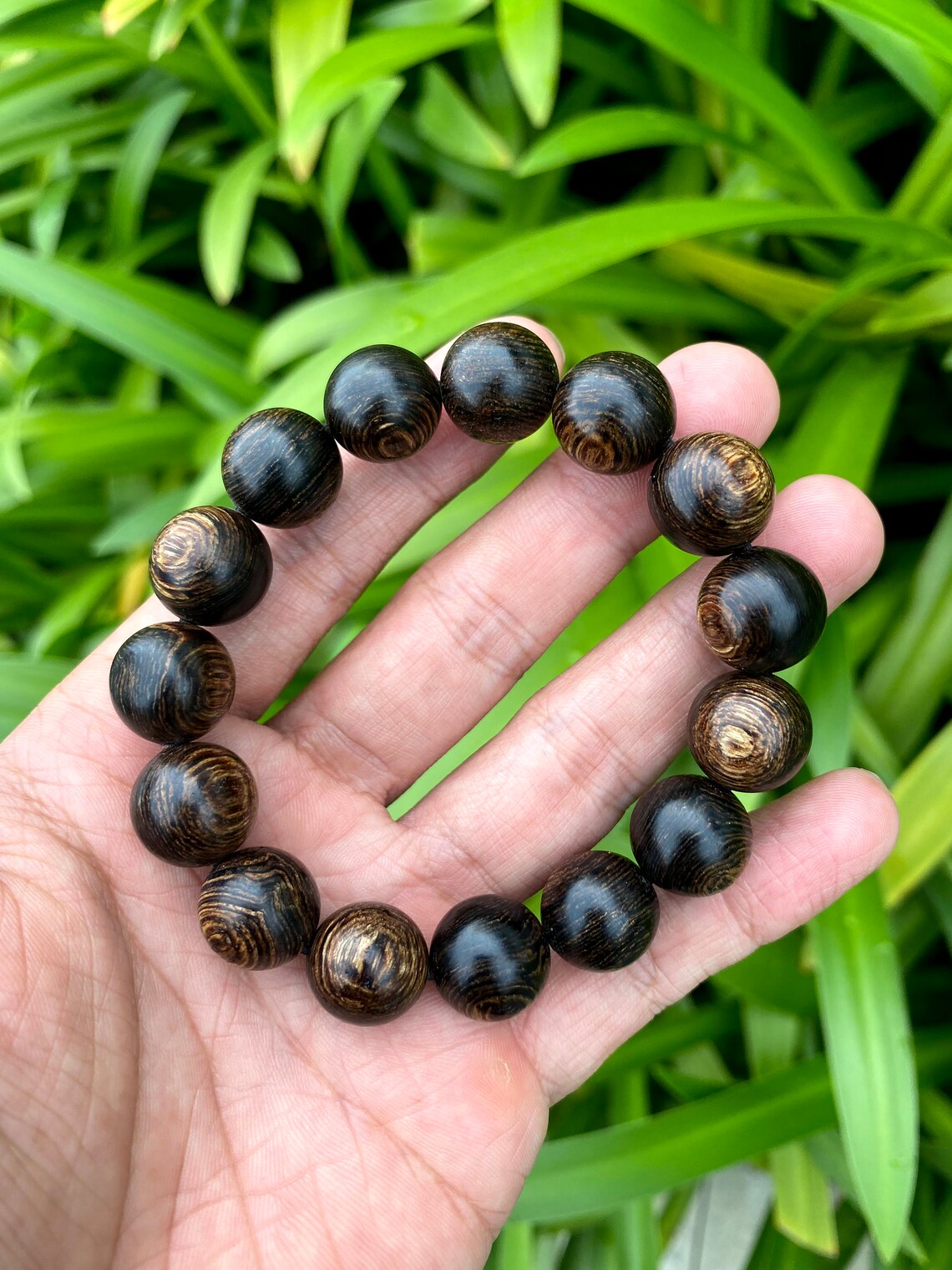 Vietnamese Agarwood Bracelet Beads,Sink In Water,Beautiful Wood Grain,For Men And Wonmen/ Jewelry bracelet