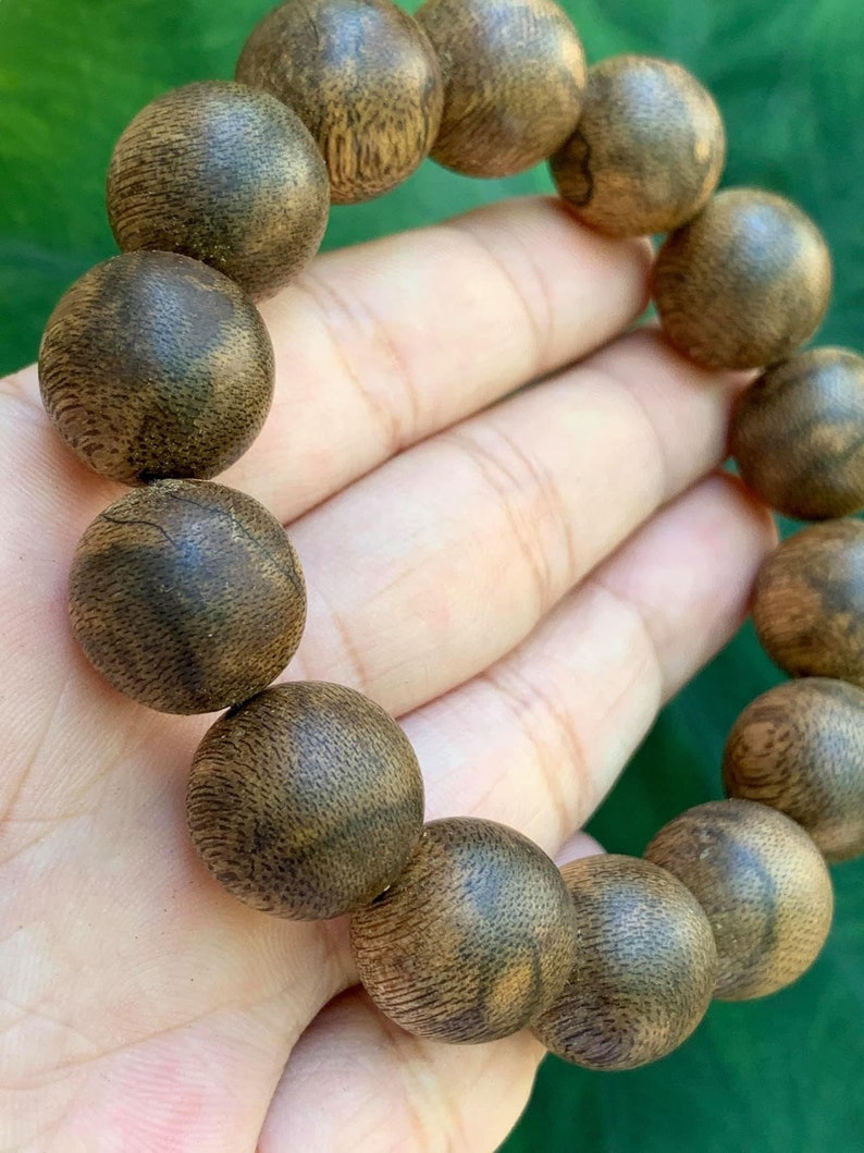 Cambodia Wild Agarwood Bracelet- From Pursat Fores,Super Grade,Real Agarwood Beaded