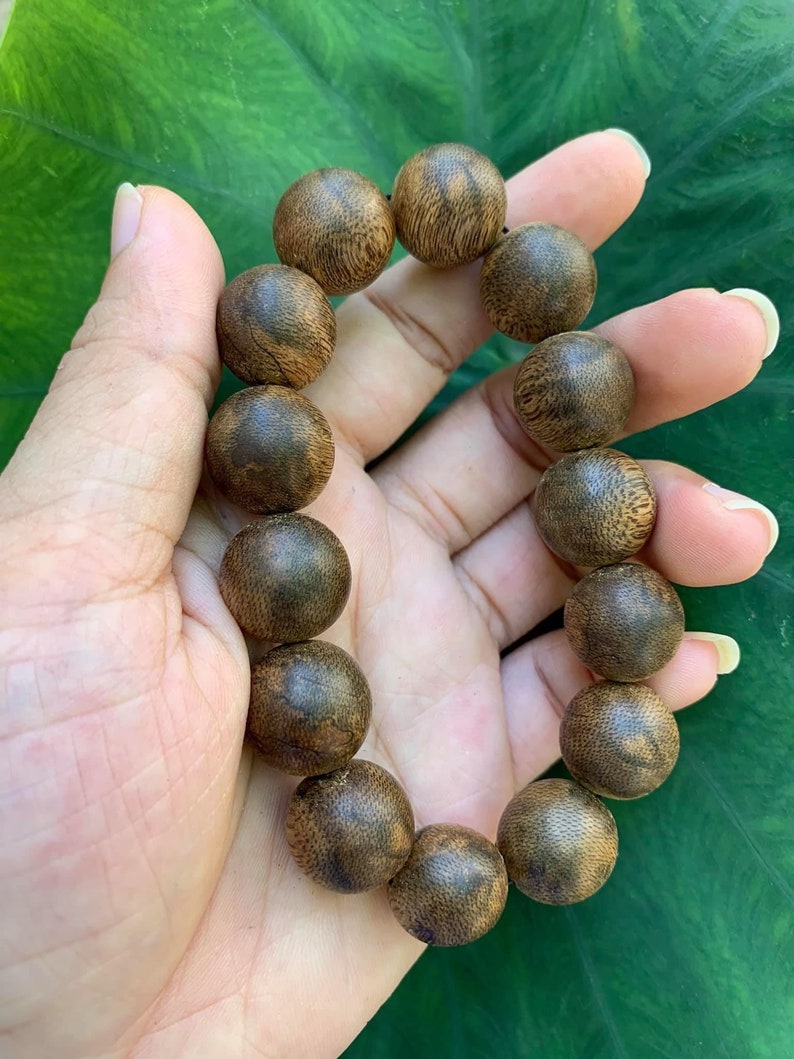 Cambodia Wild Agarwood Bracelet- From Pursat Fores,Super Grade,Real Agarwood Beaded