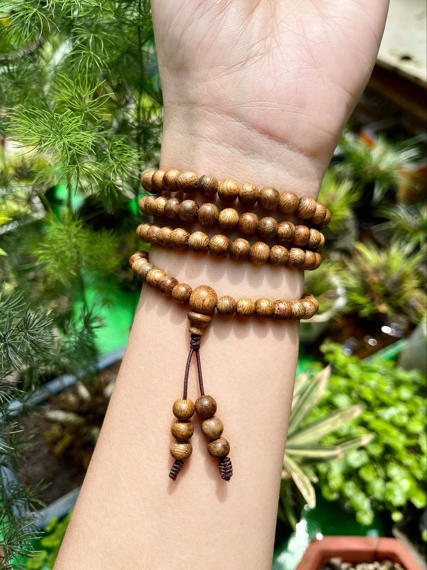 Vietnamese Agarwood Bead Bracelet 108 beads - Grade AA