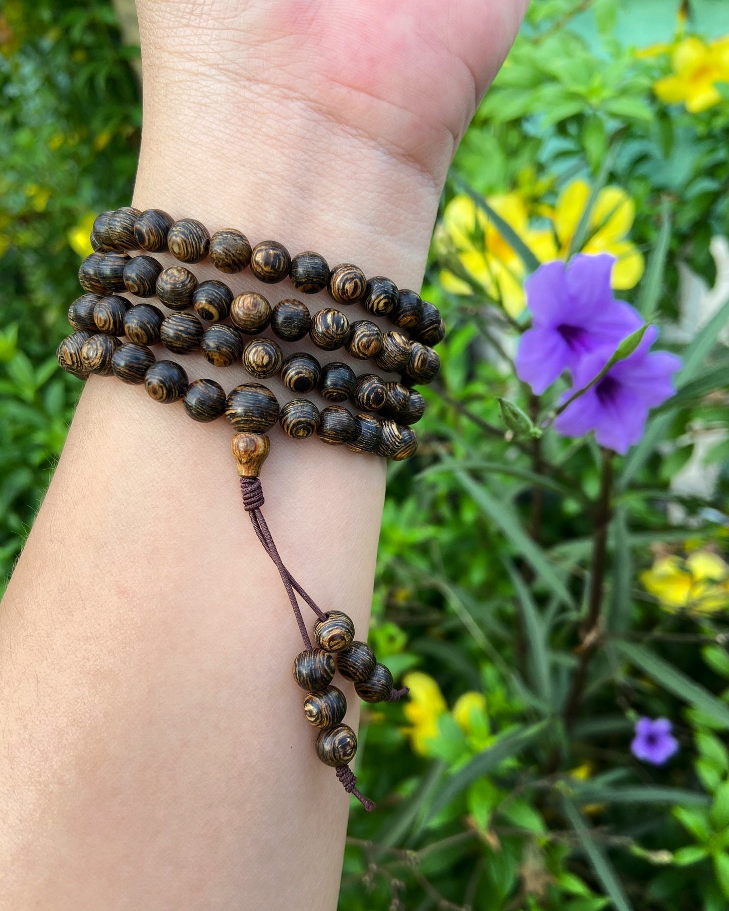 Vietnamese Agarwood 108 Bead,Sink In Water,Agarwood Mala 108 Beads, Necklace Agarwood.