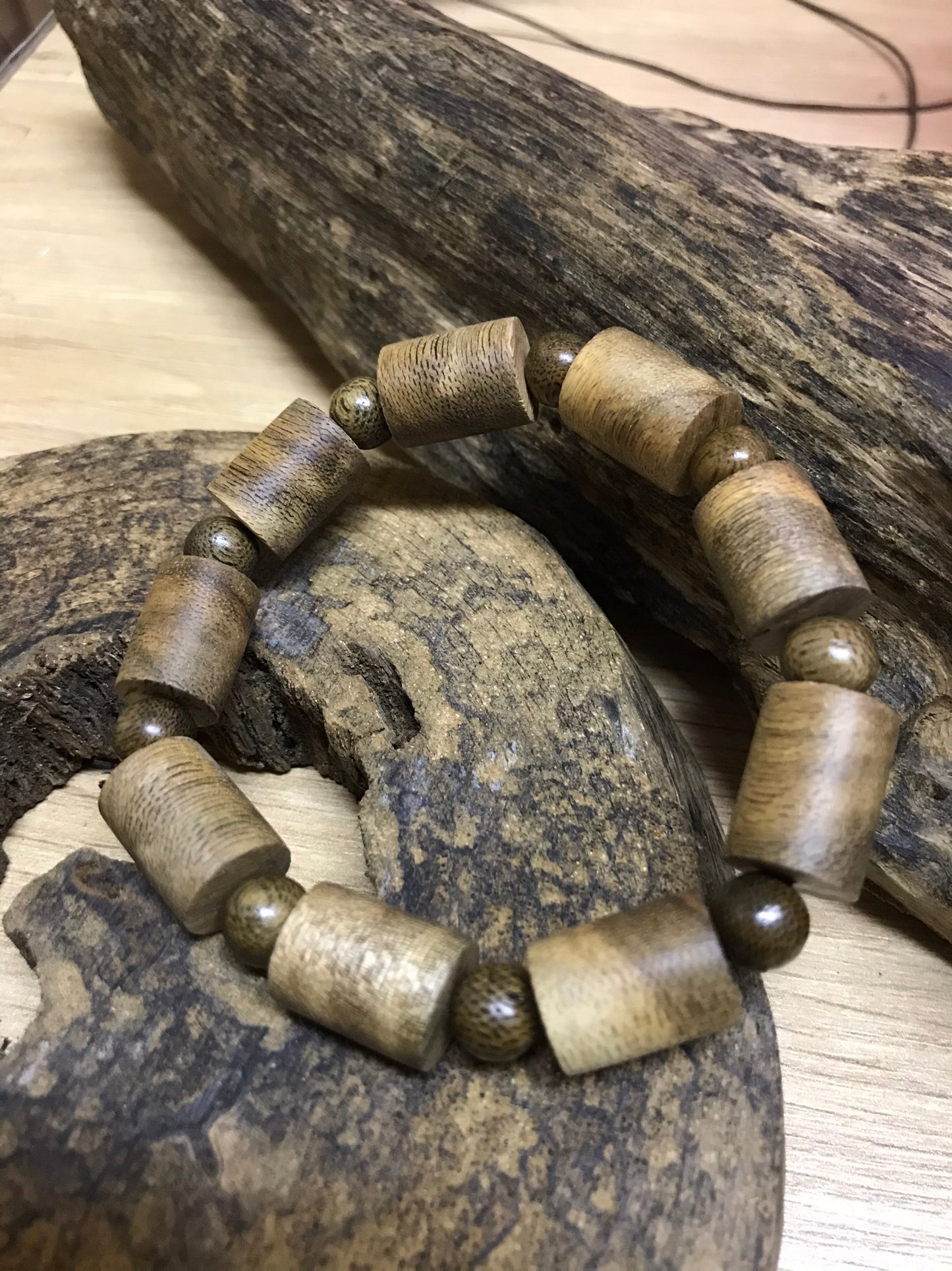 Vietnamese Agarwood Bracelets (Cylindrical) - Grade AA