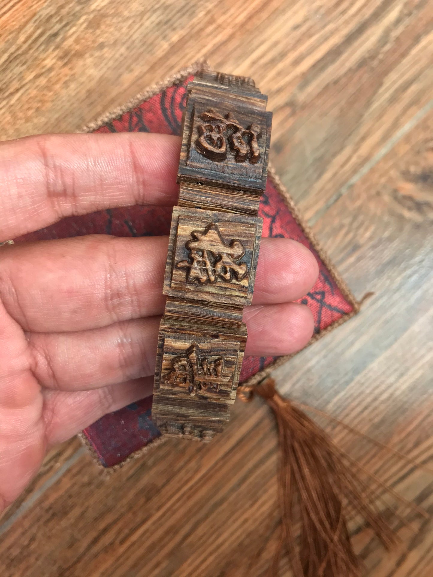 Happiness, Wealth and Longevity Agarwood Bracelet , Super Grade Agarwood , Agarwood Bangles